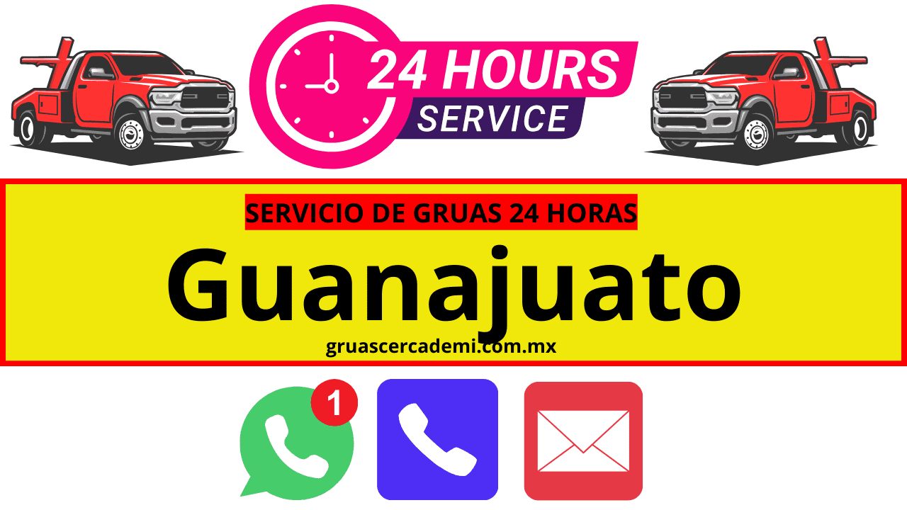 Servicio de Grúas 24/7 en Guanajuato - ¡Llegamos en minutos! 6 Grúas cerca de mi en Guanajuato