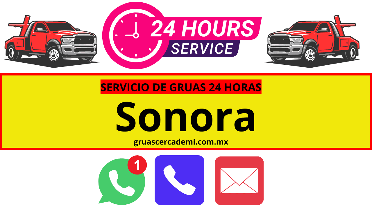 Servicio de Grúas 24/7 en Sonora - ¡Llegamos en minutos! 5 Grúas cerca de mi en Sonora